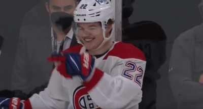 That Damned Smile - The Cole Caufield Celly