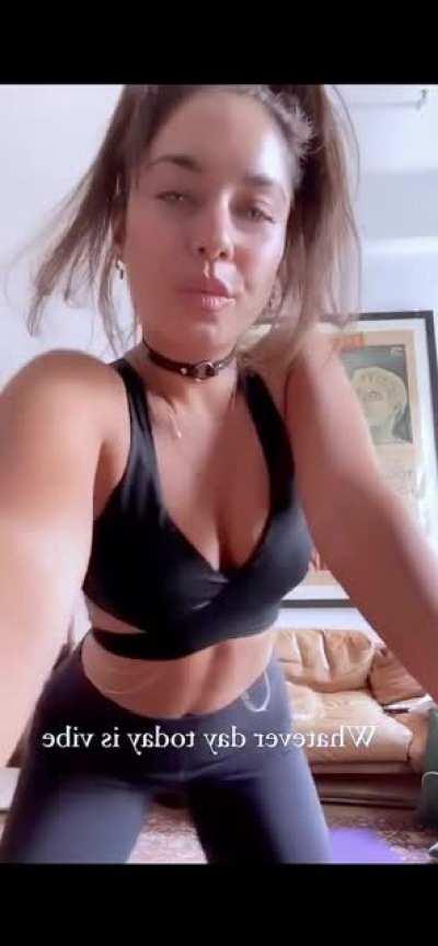 Her little firm breasts get me hard..