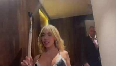 I wouldn't mind her cleaning my place