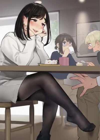 [Art] Kouhai-chan seducing Douki-kun while douki-chan cries (again) (Ganbare Dounki-chan)