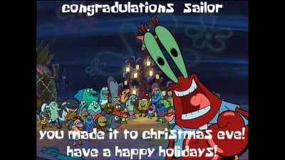 Have a Merry Christmas, ladies and gents