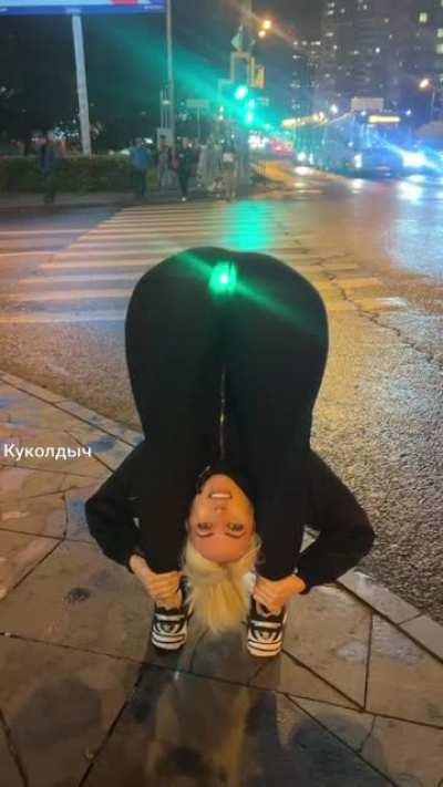 Not your usual pedestrian crossing lights...