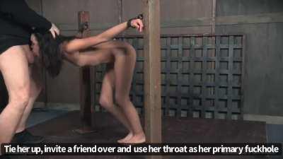 This is how you train a throat