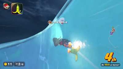 Satisfying to dodge the shock while doing this wall shortcut.