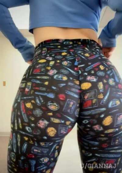 I think we should all thank my mom for giving me these leggings