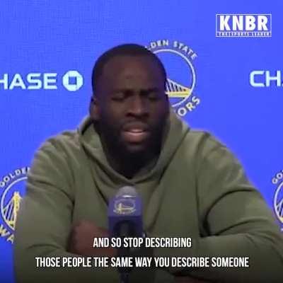 Draymond Green on last night's Capitol breach: 