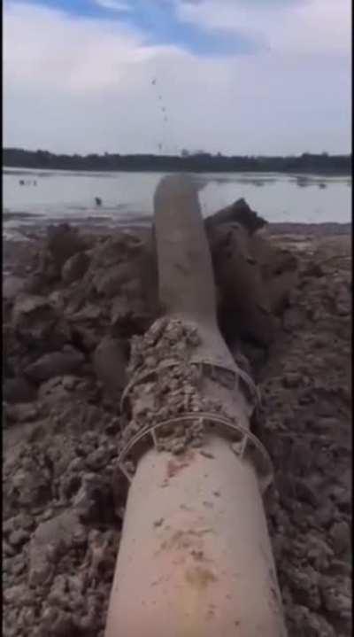 This pipe was quite backed up.