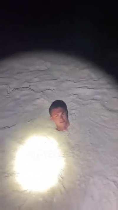 Будьте осторожны зимой ночью