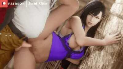 Tifa taking it deep
