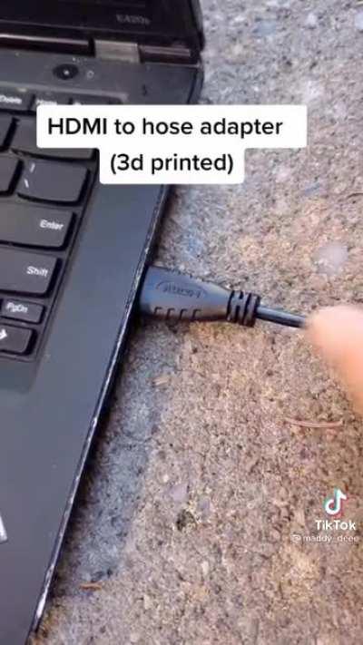 HDMI to hose