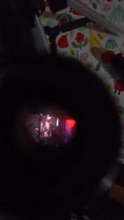 The day of the concert finally came here In Santiago, and not only attendants enjoyed the music but almost everyone in a 6000 mile radius. The concert is just finishing now 23:45pm Check the HT metallicainchile Credit to litoASCI in twitter.