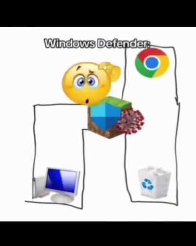 windows defender meme