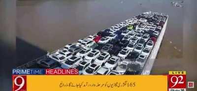 shahbaz sharif's govt to import 165 Mercedes, while the country's at the brink of economic collapse, record inflation and severe wheat shortage.