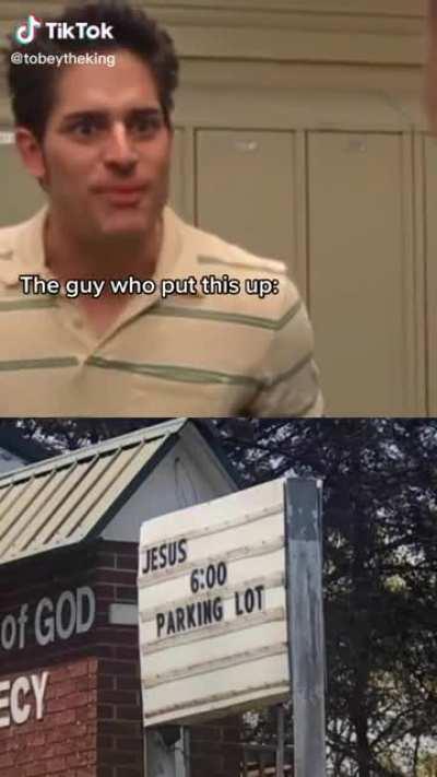 Jezus: You should have thought about that earlier