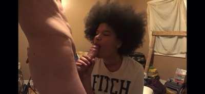 Big Titty Black Girl Cheats With White Roommate