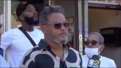 Dude gets fact-checked by NY’s finest on Live TV