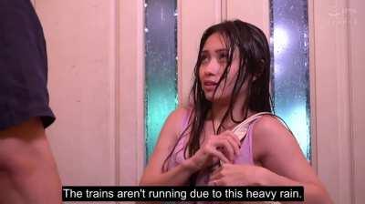 NEW Release Issue: 09-14 | Their secret love bloomed under the summer rain. | HOMA-077: She Got Wet in the Rain - Reona Kirishima | JAV with English Subtitles | EroJapanese.com