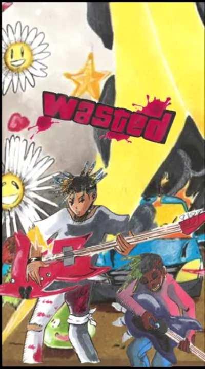 iPhone X Live WASTED wallpaper