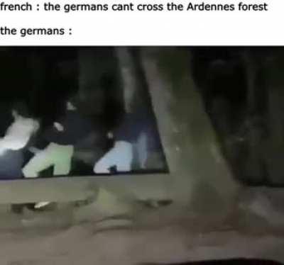 Belgium? Don't you mean highway to France?