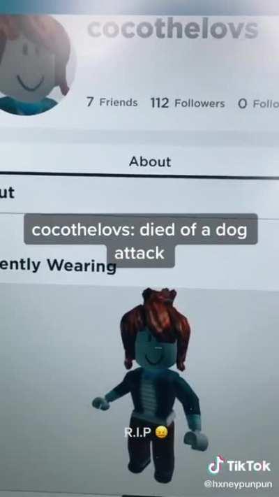 Using dead Roblox users for views and likes is very disgusting