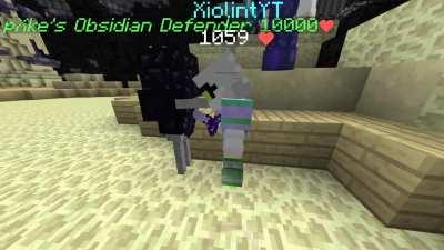 found person using baritone to autokill mobs so i decided to troll him using reaper scythe mobs which the script can't differentiate from