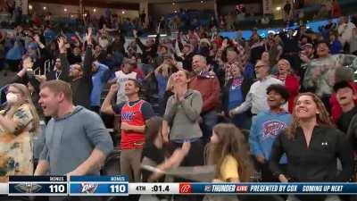 [Highlight] SGA ties it at 110, only for Devonte Graham to win it from 3/4 court.