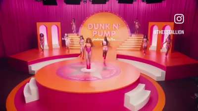 Commercial for Megan&rsquo;s new Dunkin collab! 🥤