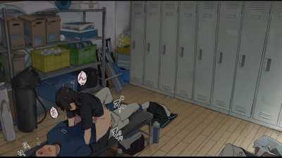 Team Manager's Seductive Strategy: She helps him get rid of his horniness to win the match (Artist: Wakamatsu)