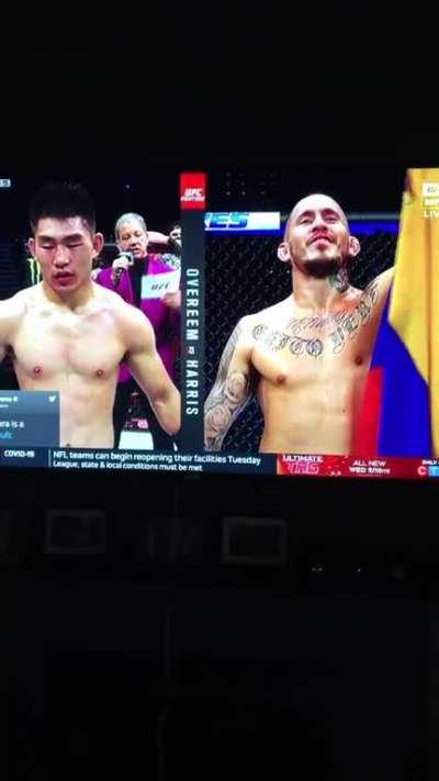 He thought he won...