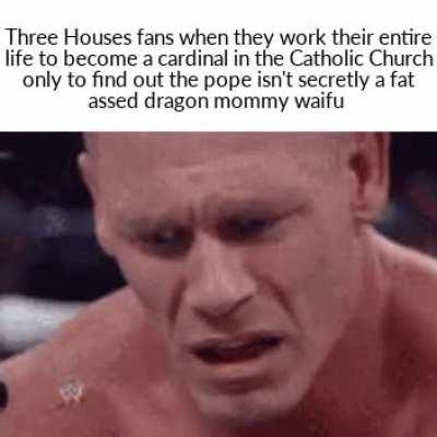 I want Rhea to excommunicate me like the filthy heretic I am