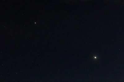 Jupiter-Saturn Great Conjunction of 2020 via 200mm focal length (in progress)