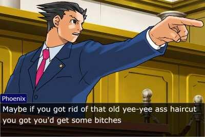 Phoenix roasts Edgeworth