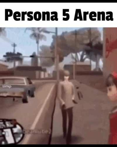 guys my uncle works at atlus and he sent me this leaked footage of the upcoming release p5 arena!!!!!