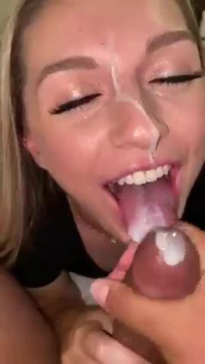 facial for my hot blonde stepsister 💦🔥