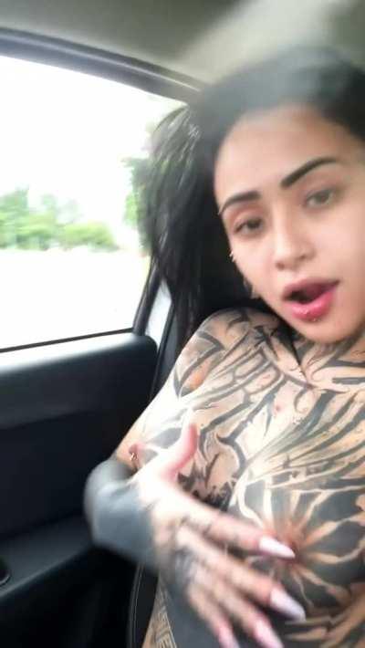 I hope the car that went up the curb is ok