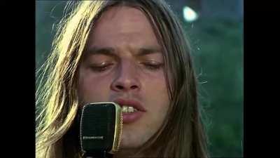 David Gilmour's isolated vocals on Live at Pompeii
