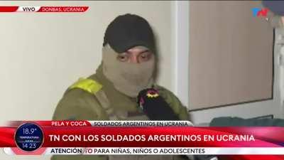 based Argentinians fighting for Ukraine (translation in comment)