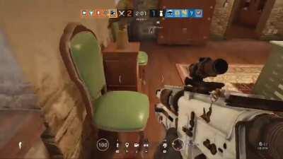 Here’s a slick angle to open up and take advantage of with Buck when attacking Kitchen/Dining on Villa