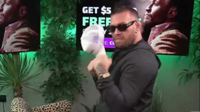 Man is never fighting again