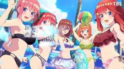 Gotoubun No Hanayome Movie Teaser Out Now!