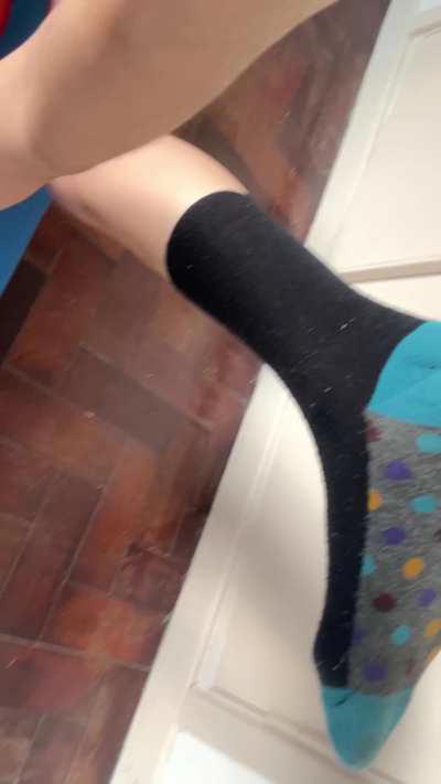 I’m just a girl doing yoga at home! What are you looking at? 