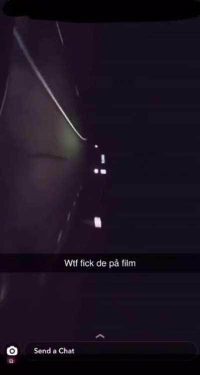 Fick tag på en film av meteoren som flög förbi runt halv 11