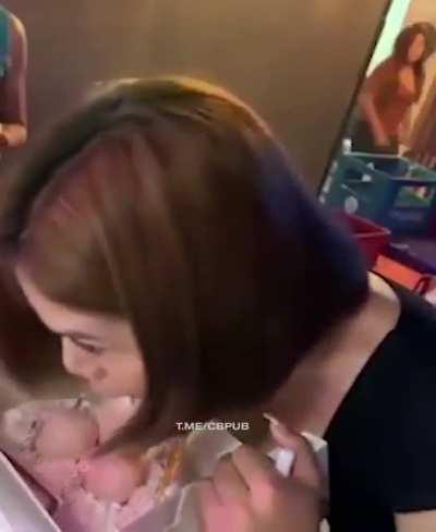 Sucking on a penis cake?