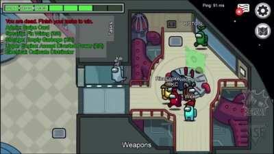 When it’s you first time playing imposter