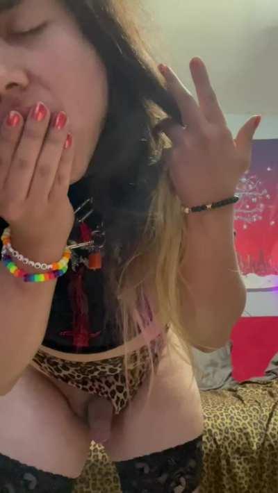 I’m a cute little tgirl model