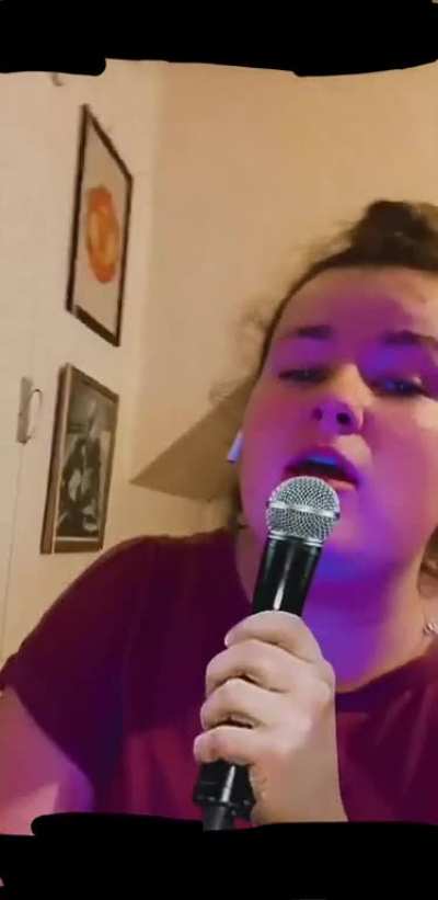 When she says she can sing