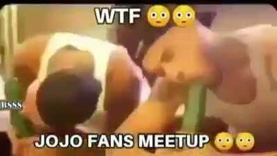 WTF PRIMERA COMPETENCIA DE JOJO FANS