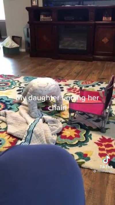 Ah yes that’s how you sit in a chair