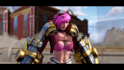 Vi and Caitlyn (Chikipiko)[League of Legends]