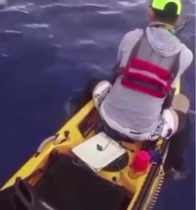 I’m surprised it didn’t just bite his leg off